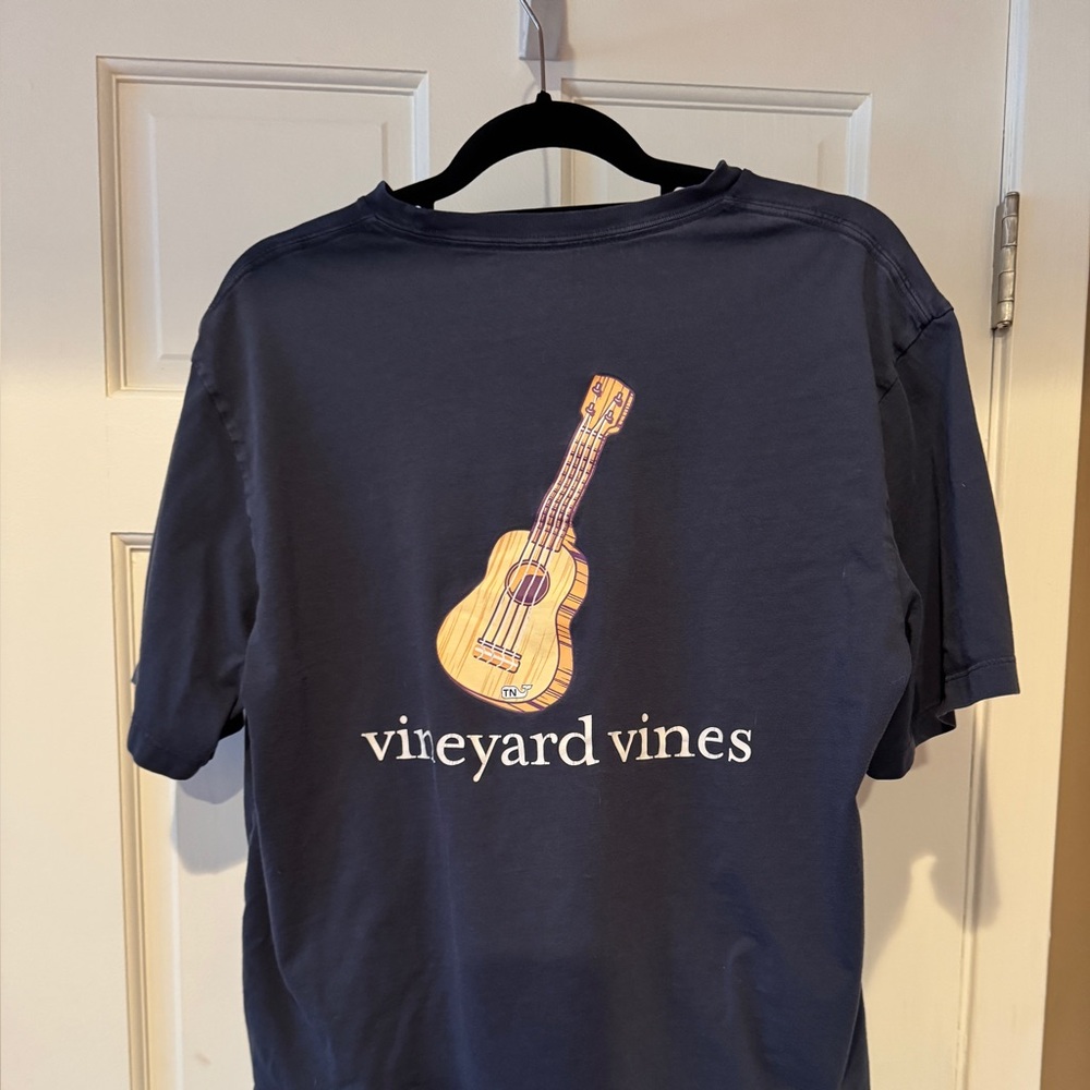 Vineyard Vines Navy Pocket Tee